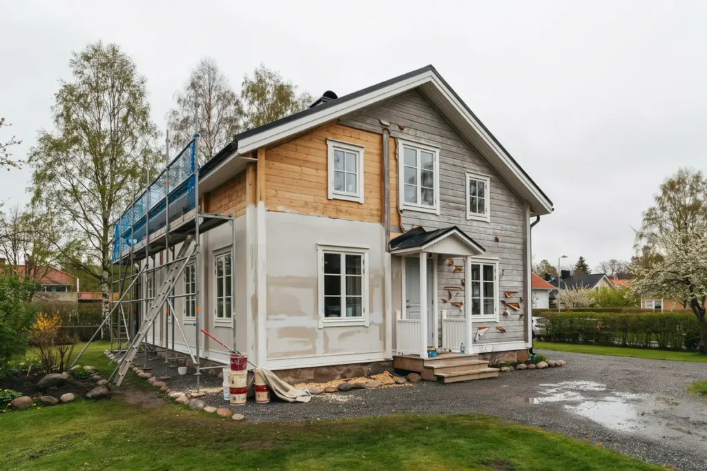 juni r r tt tid f r fasadrenovering s skyddar du huset inf r sommarens v der