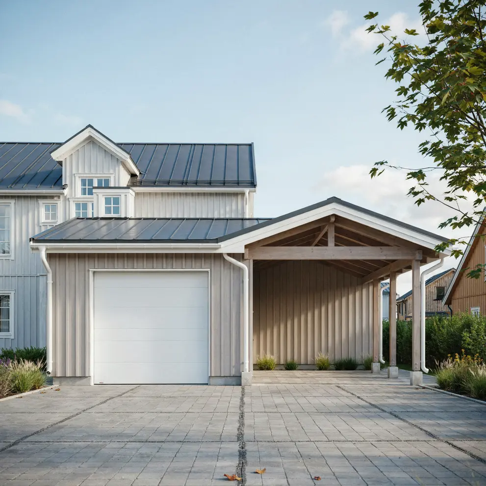 bygga carport garage sundbyberg stockholm