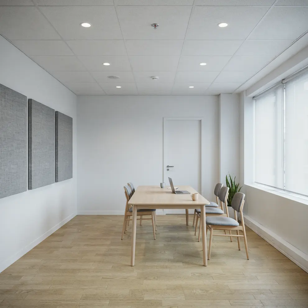 montera akustiktak ljudabsorbenter undertak sundbyberg stockholm